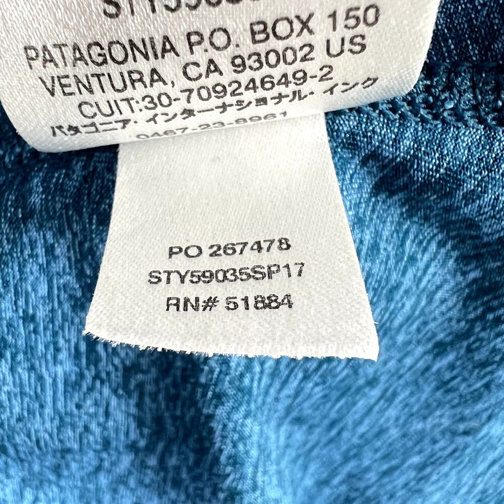 Patagonia W's Sleeveless Seabrook Dress Big Sur Blue Womens Small - Picture 11 of 11